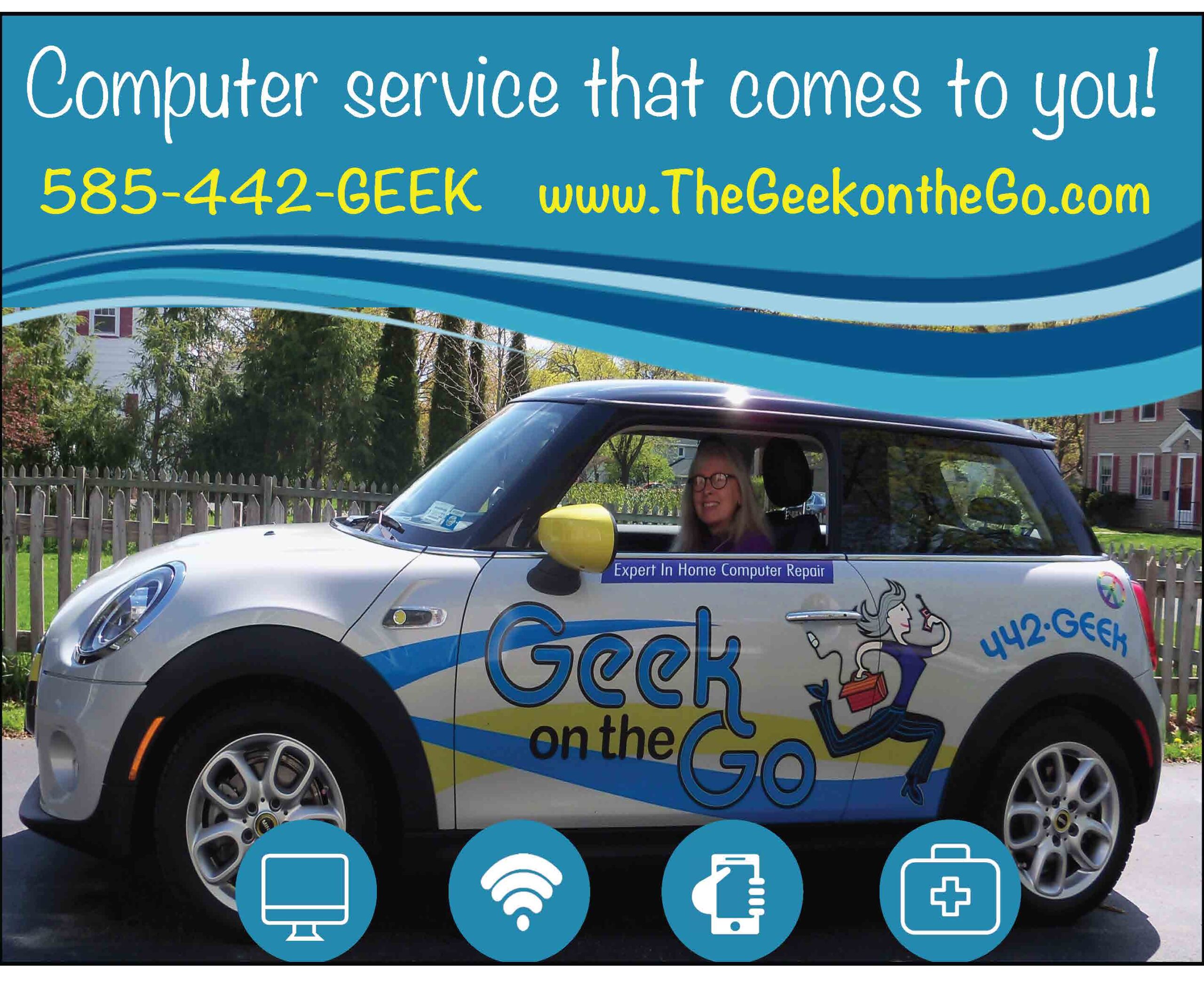 Geek on the go ad