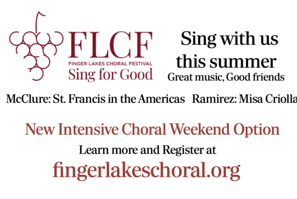 Finger Lakes Choral Festival Ad